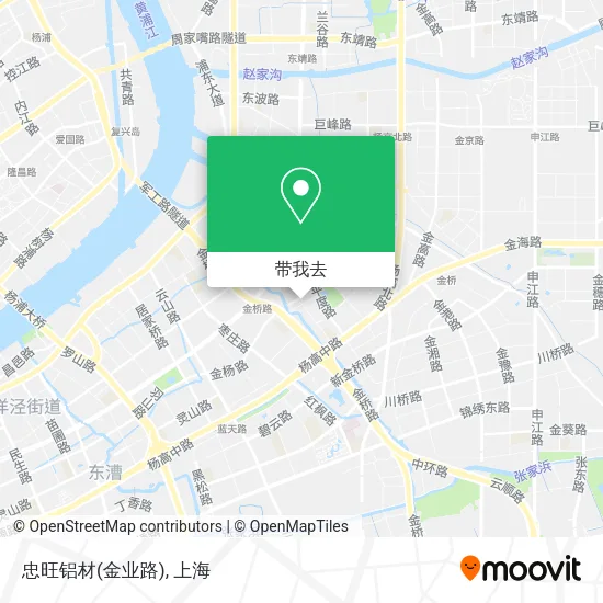 忠旺铝材(金业路)地图