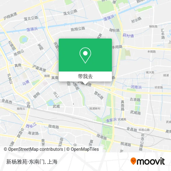 新杨雅苑-东南门地图