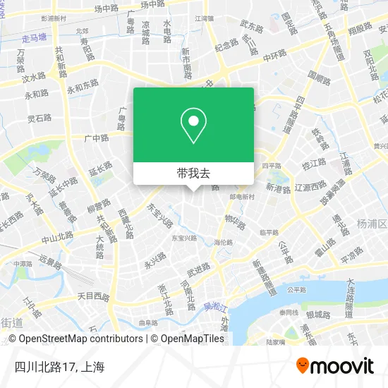 四川北路17地图