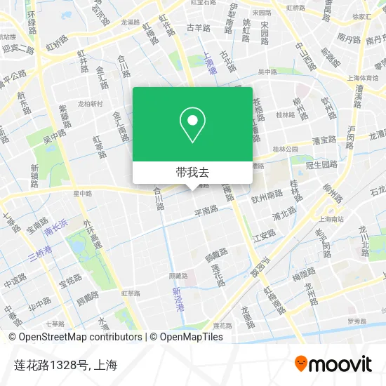 莲花路1328号地图