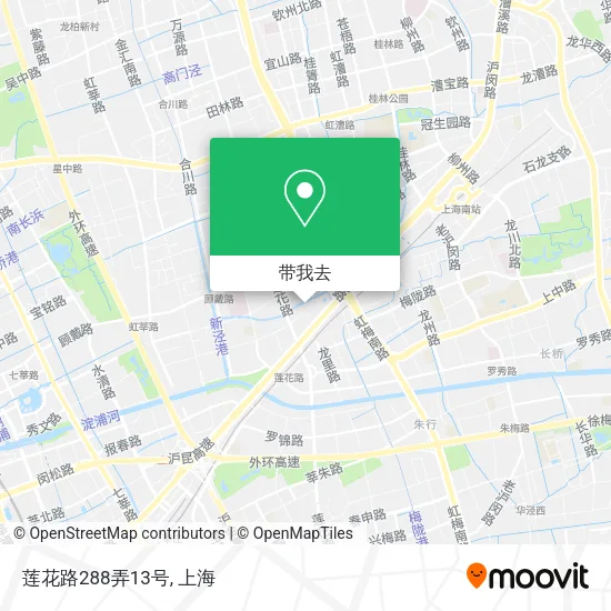 莲花路288弄13号地图