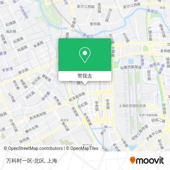 万科时一区-北区地图