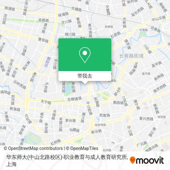 华东师大(中山北路校区)-职业教育与成人教育研究所地图