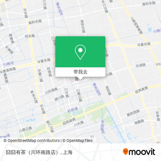 囧囧有茶（川环南路店）地图