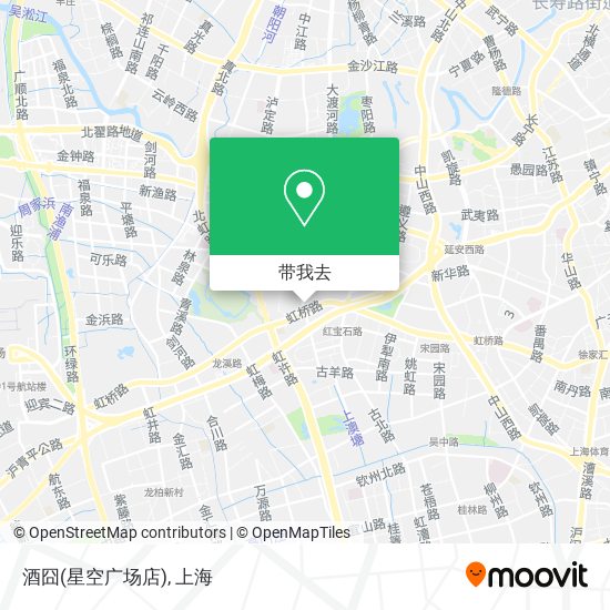 酒囧(星空广场店)地图