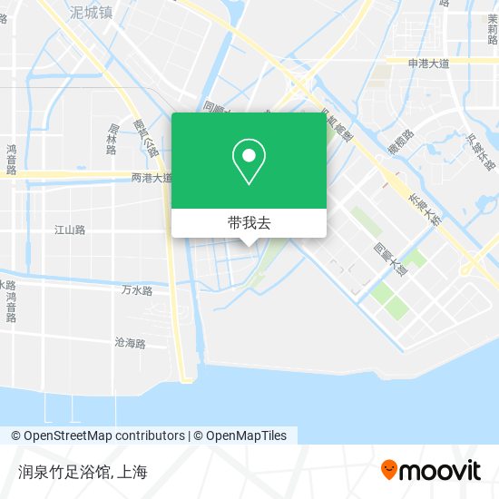 润泉竹足浴馆地图