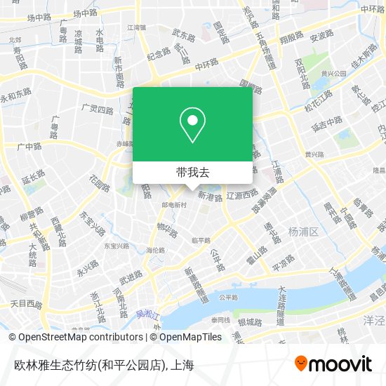 欧林雅生态竹纺(和平公园店)地图