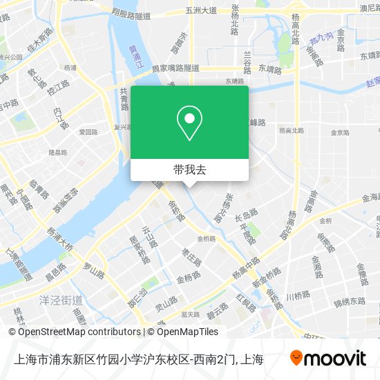 上海市浦东新区竹园小学沪东校区-西南2门地图