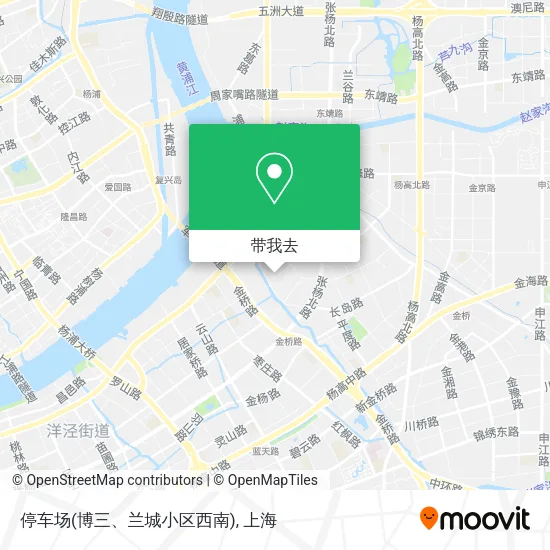 停车场(博三、兰城小区西南)地图