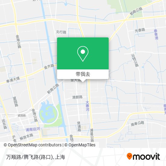 万顺路/腾飞路(路口)地图