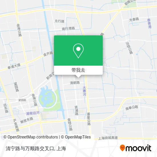 清宁路与万顺路交叉口地图