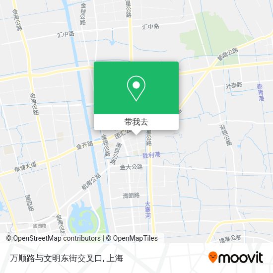 万顺路与文明东街交叉口地图