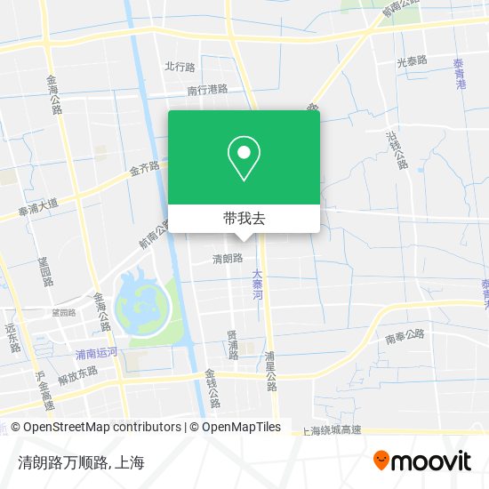 清朗路万顺路地图