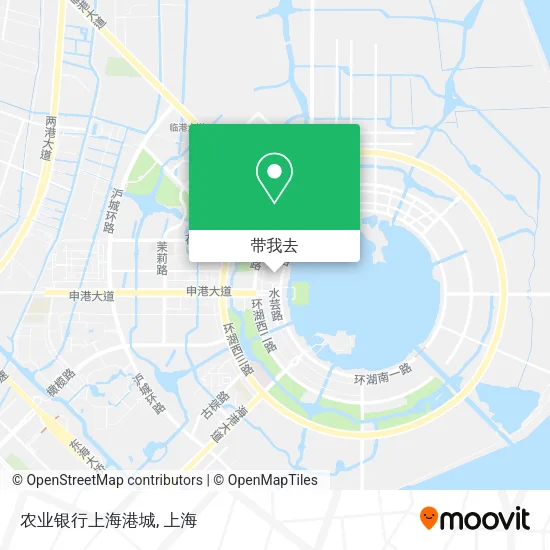 农业银行上海港城地图