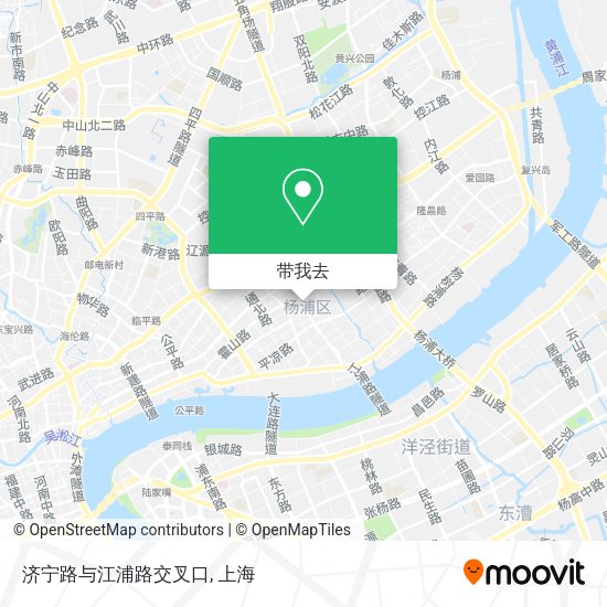 济宁路与江浦路交叉口地图