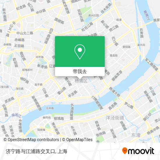 济宁路与江浦路交叉口地图
