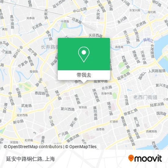 延安中路铜仁路地图