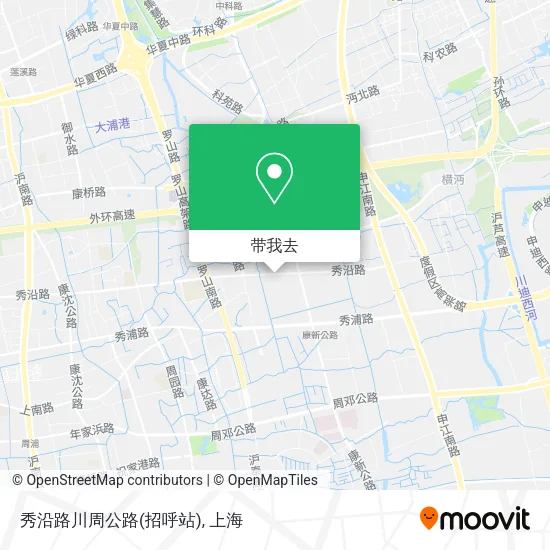 秀沿路川周公路(招呼站)地图