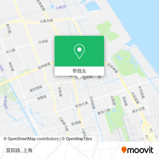 晨阳路地图