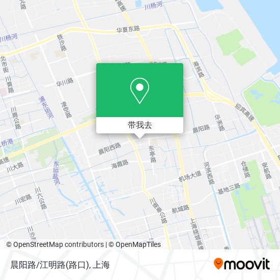 晨阳路/江明路(路口)地图