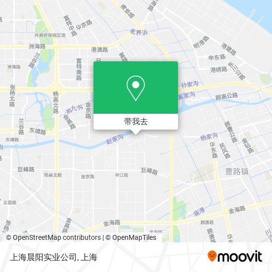 上海晨阳实业公司地图