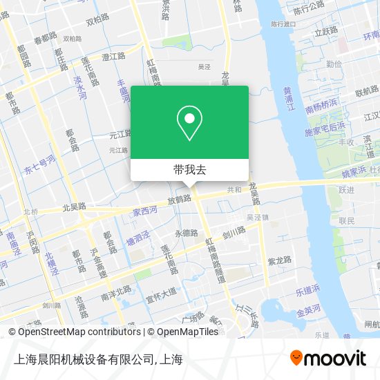 上海晨阳机械设备有限公司地图