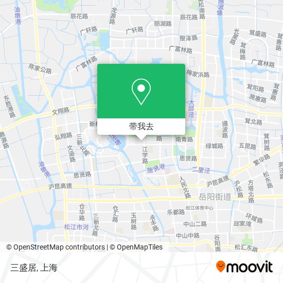 三盛居地图