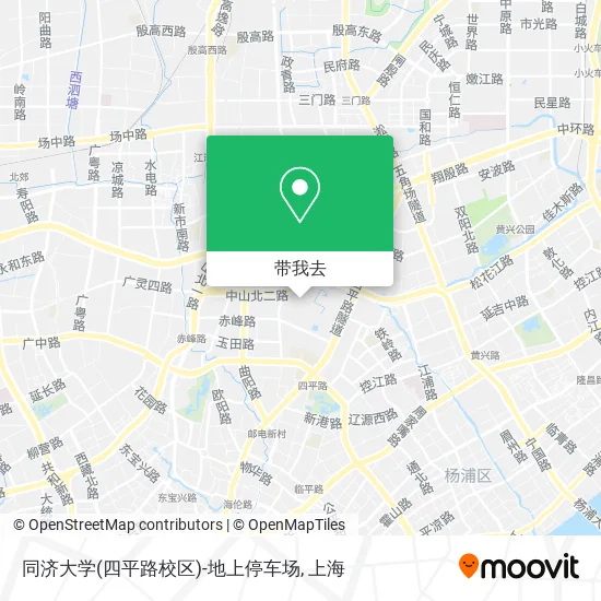 同济大学(四平路校区)-地上停车场地图