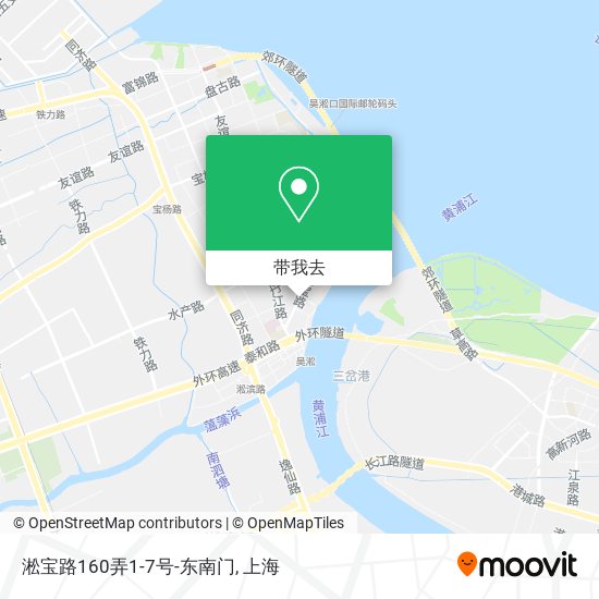 淞宝路160弄1-7号-东南门地图