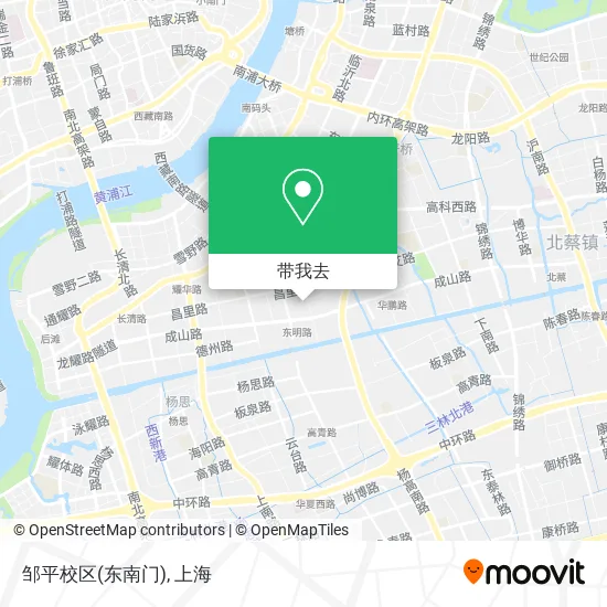 邹平校区(东南门)地图