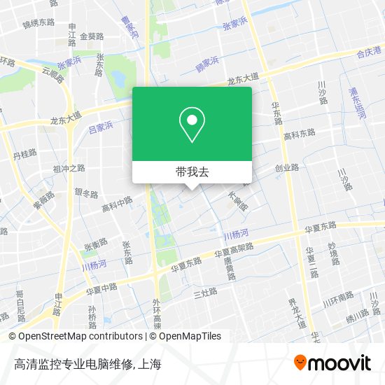 高清监控专业电脑维修地图