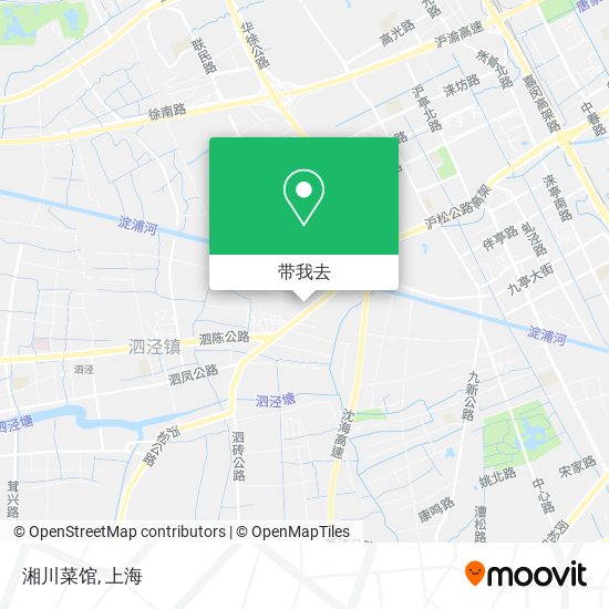 湘川菜馆地图