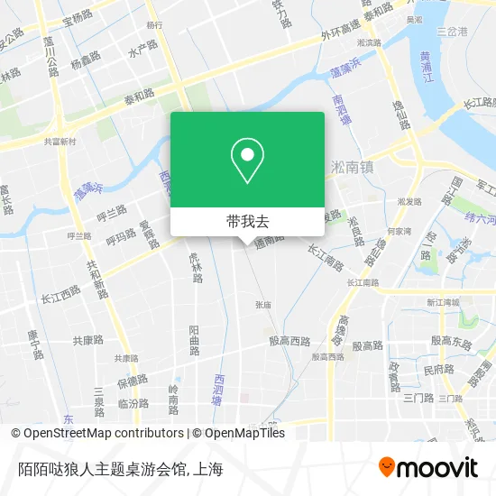 陌陌哒狼人主题桌游会馆地图