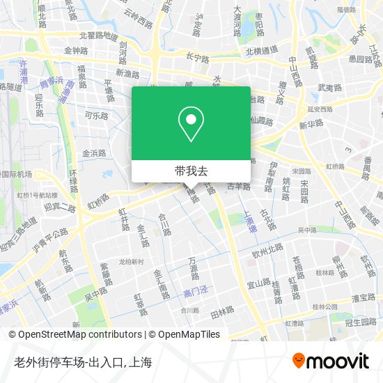 老外街停车场-出入口地图