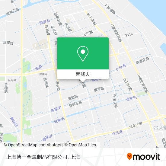 上海博一金属制品有限公司地图