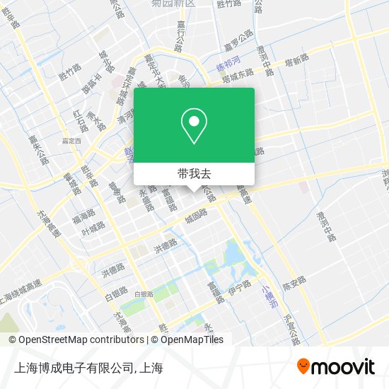上海博成电子有限公司地图