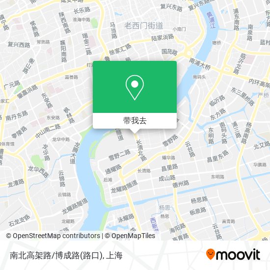 南北高架路/博成路(路口)地图