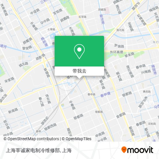 上海莘诚家电制冷维修部地图