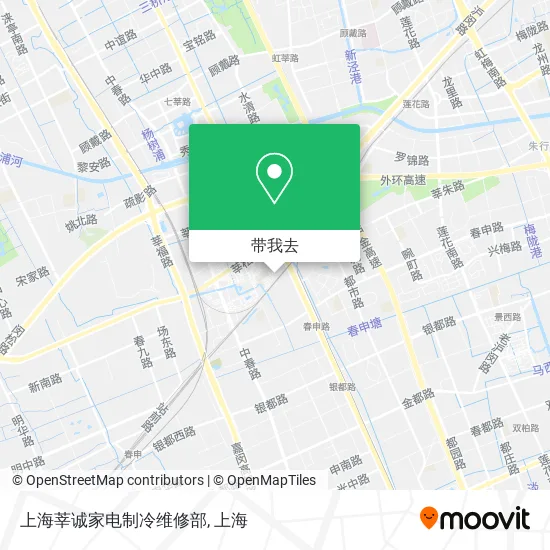 上海莘诚家电制冷维修部地图