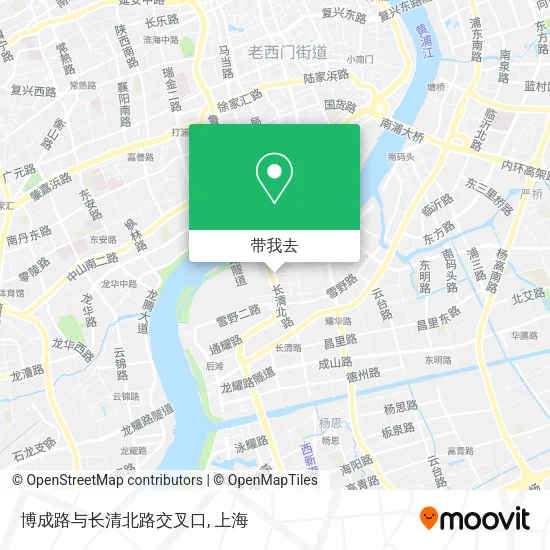 博成路与长清北路交叉口地图