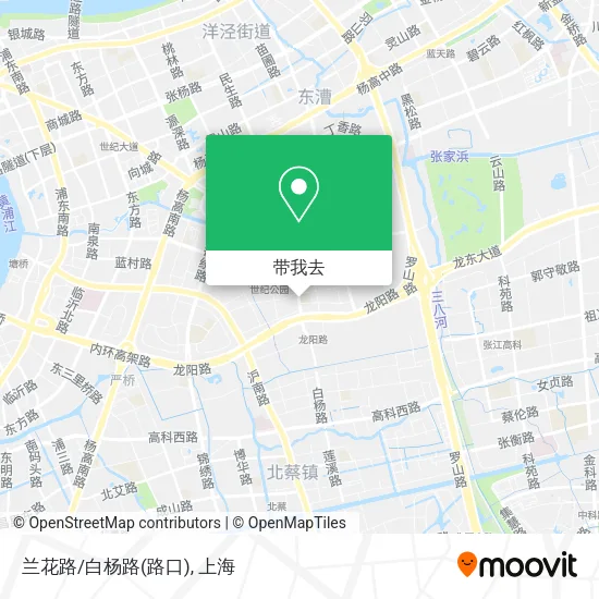 兰花路/白杨路(路口)地图