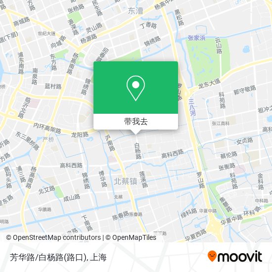 芳华路/白杨路(路口)地图