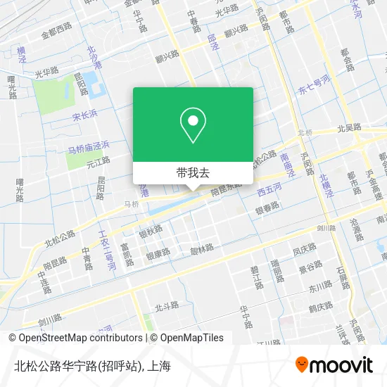 北松公路华宁路(招呼站)地图
