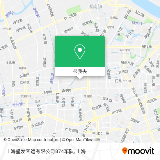上海盛发客运有限公司874车队地图