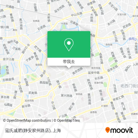 寇氏减肥(静安胶州路店)地图