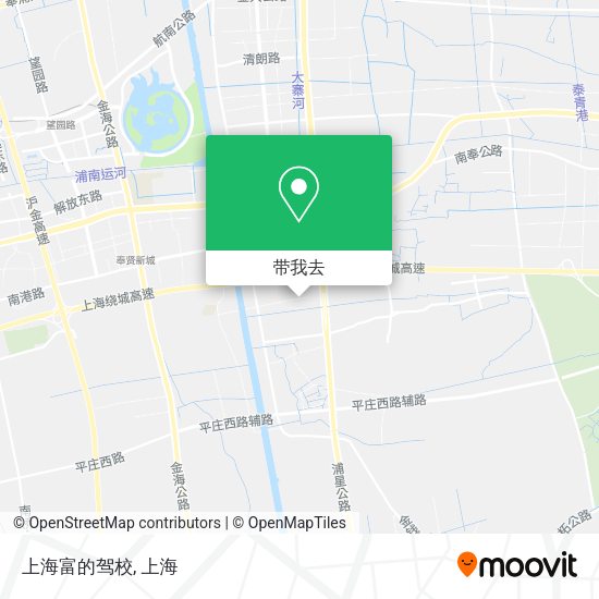 上海富的驾校地图