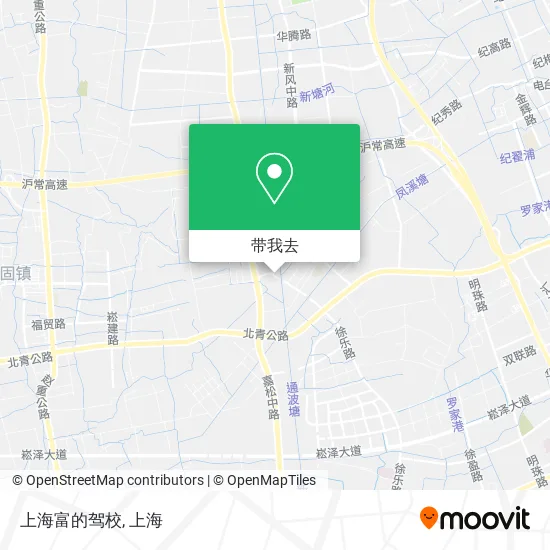 上海富的驾校地图