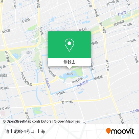 迪士尼站-4号口地图