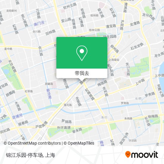 锦江乐园-停车场地图