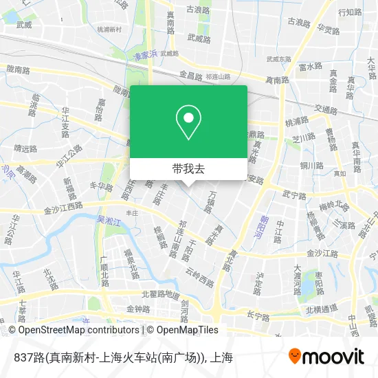 837路(真南新村-上海火车站(南广场))地图